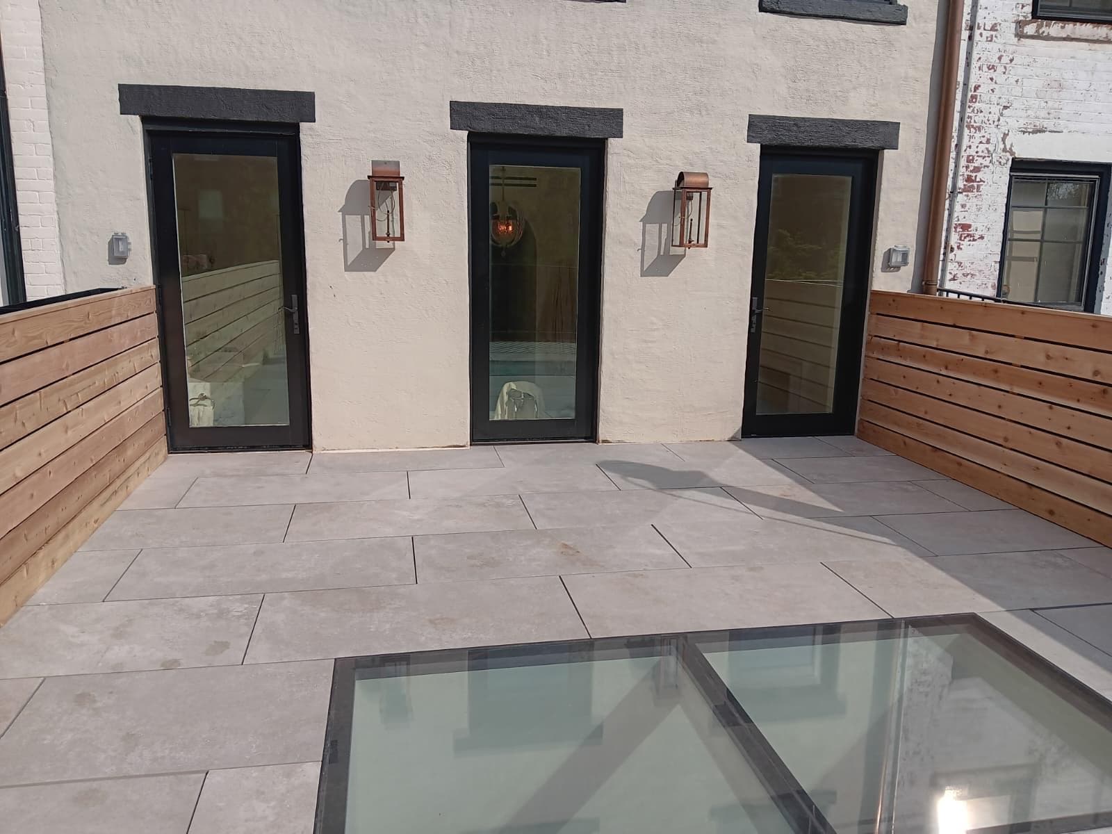 Patio — natural stone installation example